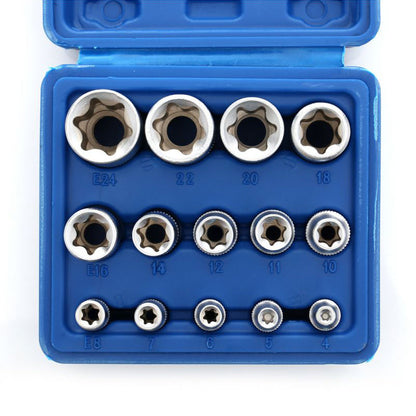 eGOSPODARi.ro Set 14 biti pentru cheie tubulara TORX, 4-24mm, KRAFT Profi K10335, Poza4