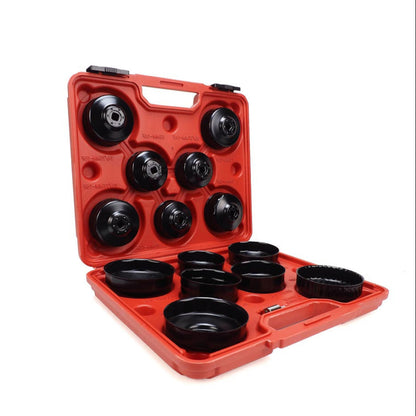 eGOSPODARi.ro Set 14 chei (tip oala ori capac) pentru desfacut filtre ulei auto, KRAFT Profi K10500, Poza2