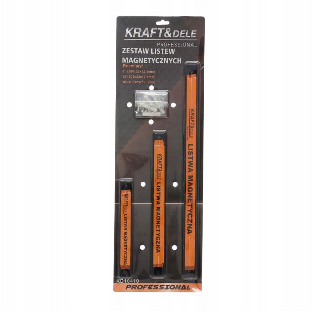 eGOSPODARi.ro Set 3 suporti magnetici de perete pentru scule atelier, KRAFT Profi K10410, Poza8
