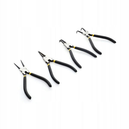 eGOSPODARi.ro Set 4 clesti pentru sigurante Seeger si coliere, forme varf variate, KRAFT Profi K10323, Poza3