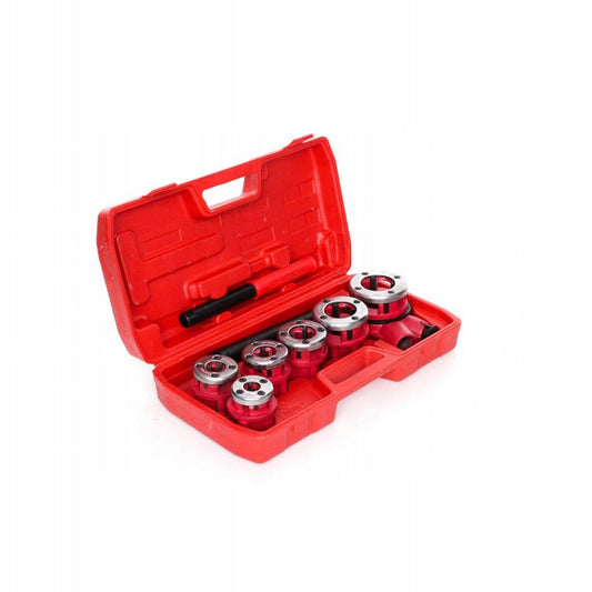 eGOSPODARi.ro Set 6 filiere pentru tevi, Diametre variate de la 1/4 Toli la 1 1/4 Toli, KRAFT Profi K332, Poza5