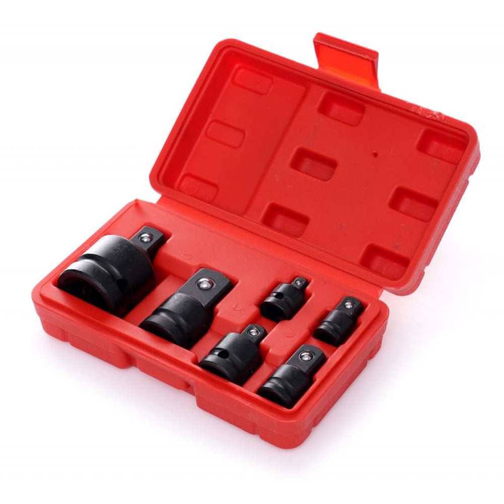 eGOSPODARi.ro Set 6 reductii (adaptoare) prize patrate pentru masini de insurubat cu impact, combinatii variate 3/8"-1/4"-1/2"-3/4", KRAFT Profi K10524, Poza4