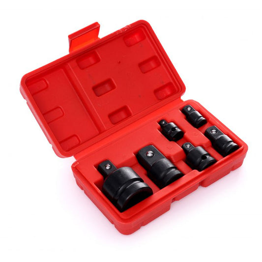 eGOSPODARi.ro Set 6 reductii (adaptoare) prize patrate pentru masini de insurubat cu impact, combinatii variate 3/8"-1/4"-1/2"-3/4", KRAFT Profi K10524, Poza3