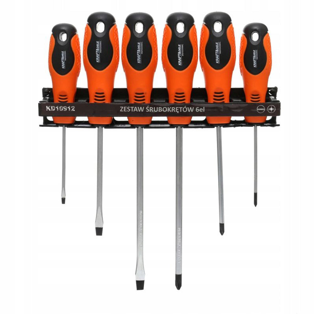 eGOSPODARi.ro Set 6 surubelnite cu mini-stativ pentru perete, KRAFT Profi K10912, Poza1