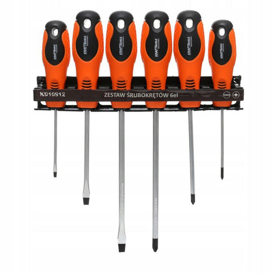 eGOSPODARi.ro Set 6 surubelnite cu mini-stativ pentru perete, KRAFT Profi K10912, Poza1