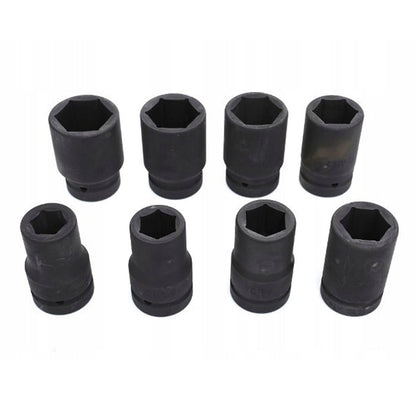 eGOSPODARi.ro Set 8 tubulare pentru insurubare cu impact, Drive 1", 22-41mm, valiza transport inclusa, KRAFT Profi K10216, Poza5