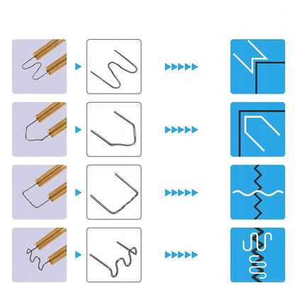 eGOSPODARi.ro Set 800buc capse pentru sudura plastic, KRAFT Profi K10765, Poza4
