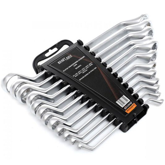 eGOSPODARi.ro Set chei inelare cu cot, include 12 elemente, 6-32MM, KRAFT Profi K10942, Poza1