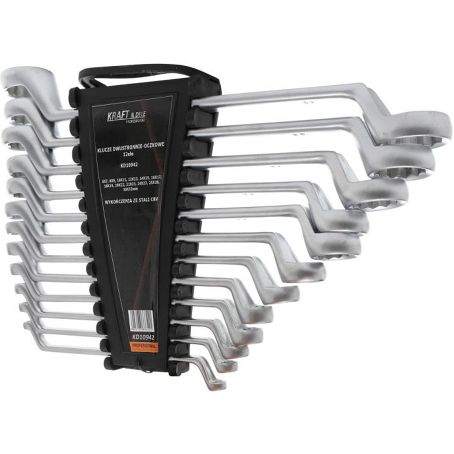 eGOSPODARi.ro Set chei inelare cu cot, include 12 elemente, 6-32MM, KRAFT Profi K10942, Poza8