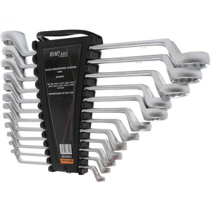 eGOSPODARi.ro Set chei inelare cu cot, include 12 elemente, 6-32MM, KRAFT Profi K10942, Poza8