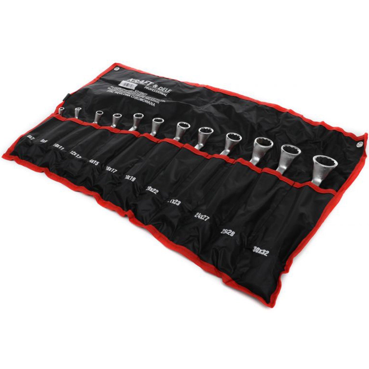eGOSPODARi.ro Set chei inelare cu cot, include 12 elemente, 6-32MM, KRAFT Profi K10927, Poza7