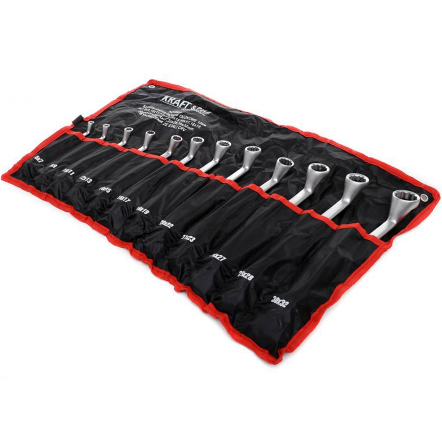 eGOSPODARi.ro Set chei inelare cu cot, include 12 elemente, 6-32MM, KRAFT Profi K10939, Poza7