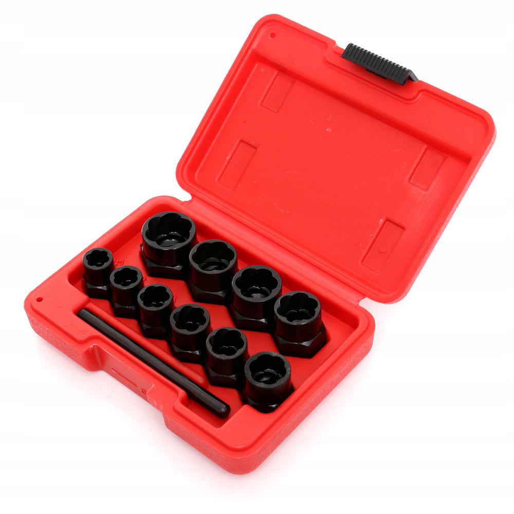eGOSPODARi.ro Set extractoare desfacere (extragere) suruburi sau piulite defecte, include 9 buc priza externa pentru cap surub HEX 9-19mm, KRAFT Profi K10270, Poza5