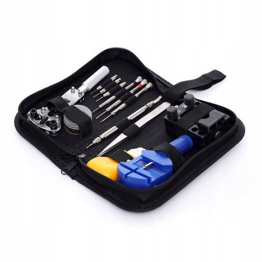 eGOSPODARi.ro Set instrumente ceasornicar, 20 elemente pentru repararea ceasurilor mecanice, KRAFT Profi K11207, Poza1