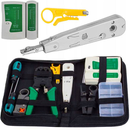 eGOSPODARi.ro Set instrumente retelistica-telecomunicatii, include 9 elemente, KRAFT Profi K10881, Poza1