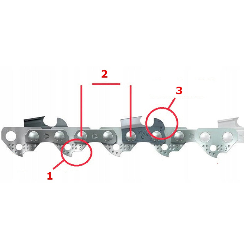 eGOSPODARi.ro-Set lama + 2 lanturi drujba, VOKNER 10152, Lama 40cm, Pas lant 3.8, Zale 59-1-2-3-4-5-6-7