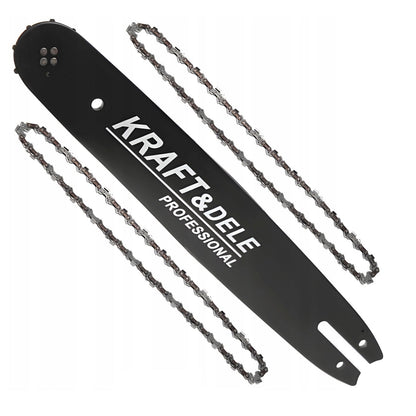 eGOSPODARi.ro Set lama drujba 40cm si 2 lanturi, Pas Lant 0.325, cu 64 zale, KRAFT Profi K10151, Poza1
