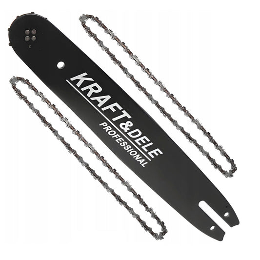 eGOSPODARi.ro Set lama drujba 40cm si 2 lanturi, Pas Lant 0.325, cu 64 zale, KRAFT Profi K10151, Poza1