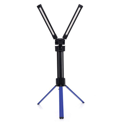 eGOSPODARi.ro Sistem iluminare multifunctional cu trepied si 2 proiectoare LED reglabile, 10000Lm in 2 culori, acumulator 4000mAh, KRAFT Profi K1266, Poza5