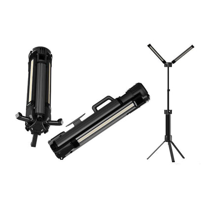 eGOSPODARi.ro Sistem iluminare multifunctional cu trepied si 2 proiectoare LED reglabile, 10000Lm in 2 culori, acumulator 4000mAh, KRAFT Profi K1266, Poza11
