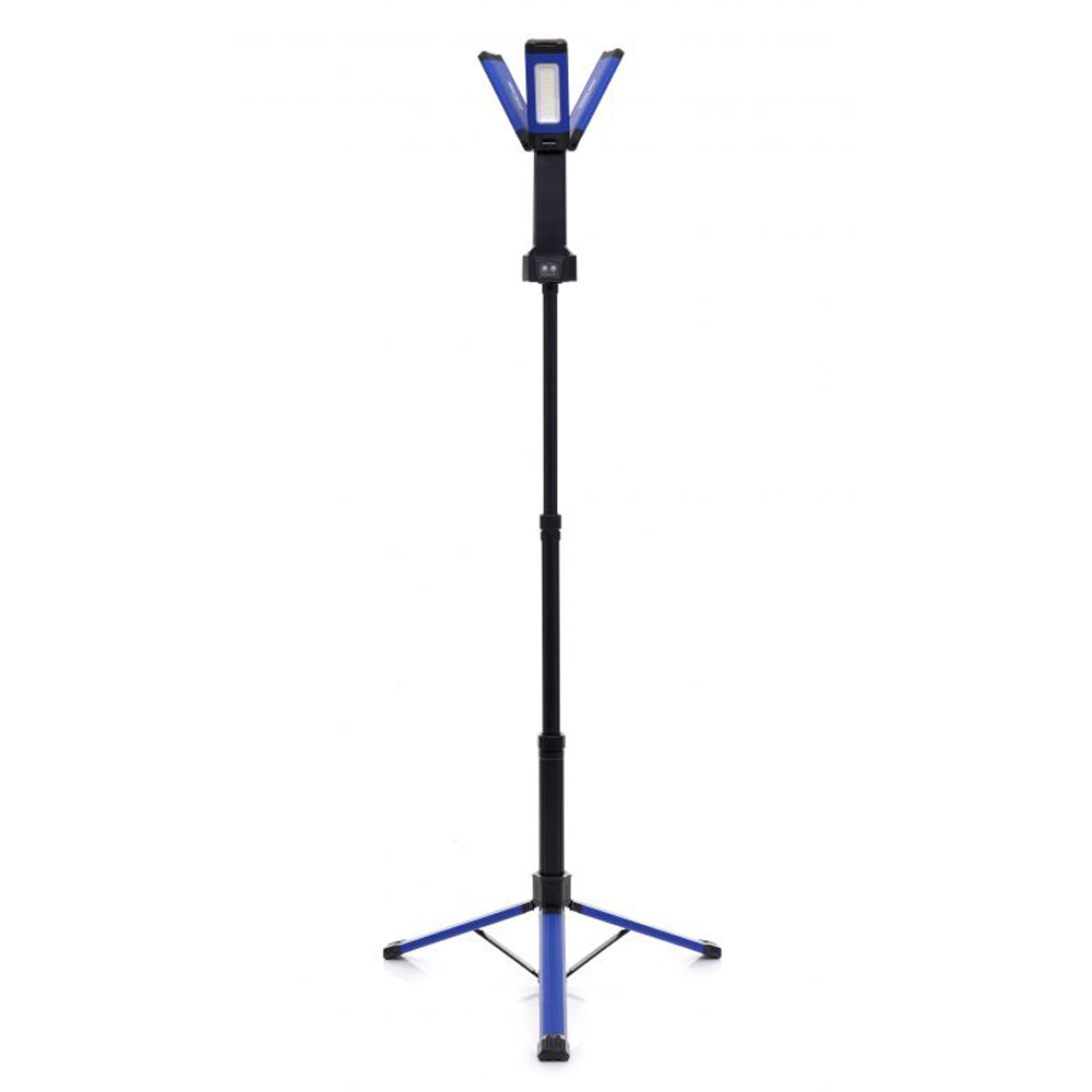 eGOSPODARi.ro Sistem iluminare multifunctional cu trepied si 3 proiectoare LED reglabile, 2000Lm in 2 culori, acumulator 4000mAh, KRAFT Profi K1267, Poza3