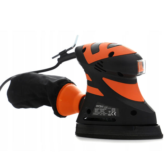eGOSPODARi.ro Slefuitor excentric, 1000W, 12000RPM, include 2 talpi de slefuire, KRAFT Profi K1697, Poza4