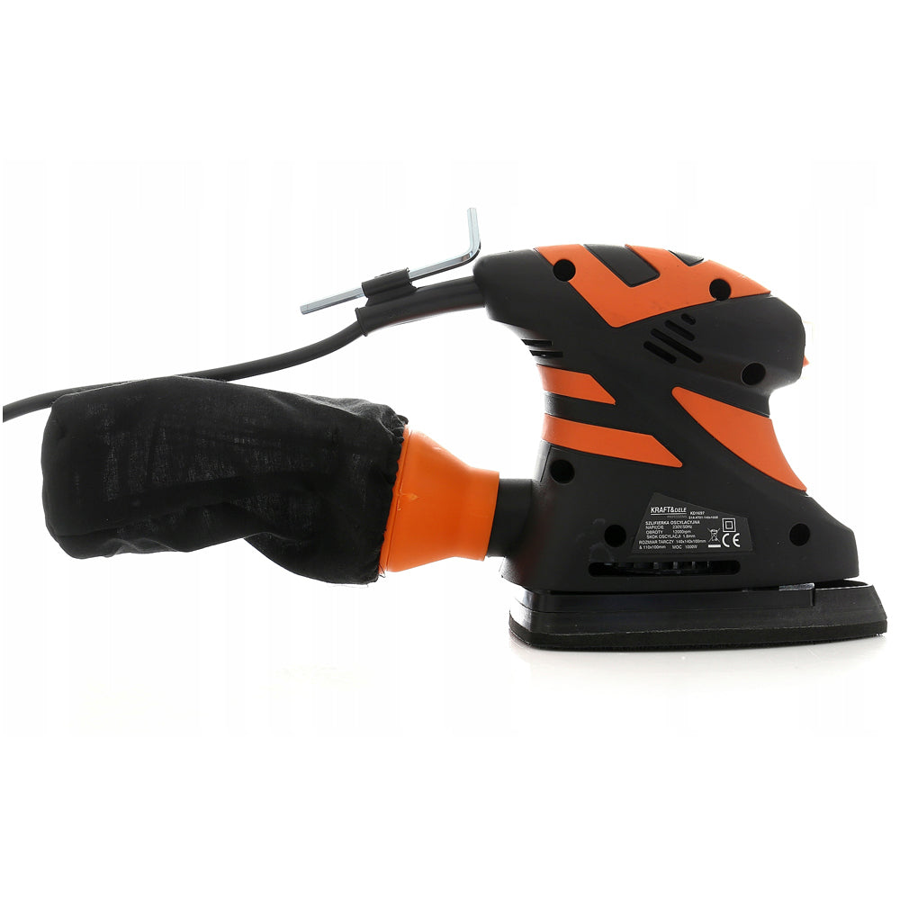 eGOSPODARi.ro Slefuitor excentric, 1000W, 12000RPM, include 2 talpi de slefuire, KRAFT Profi K1697, Poza7