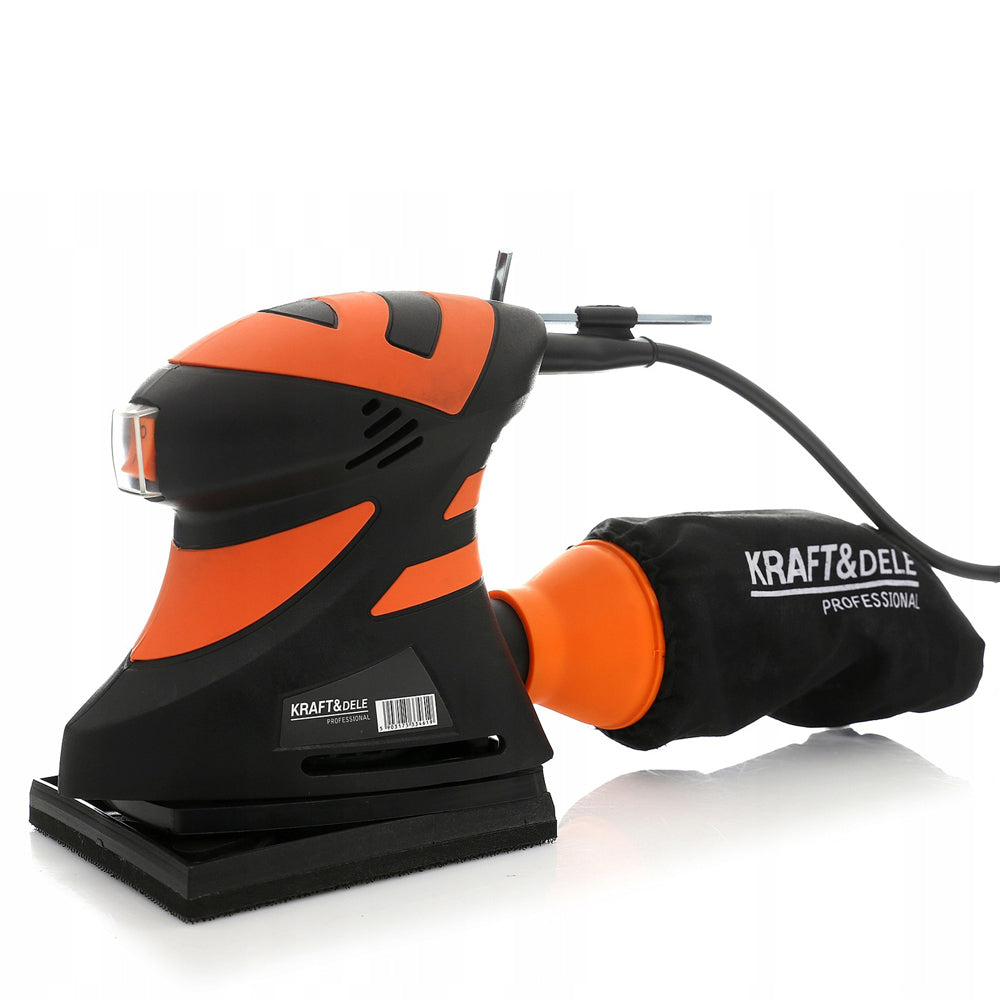 eGOSPODARi.ro Slefuitor excentric, 1000W, 12000RPM, include 2 talpi de slefuire, KRAFT Profi K1697, Poza5