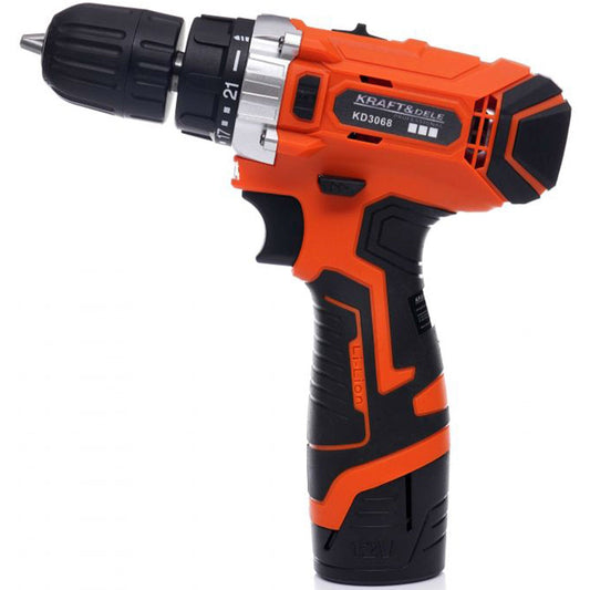 eGOSPODARi.ro Surubelnita electrica cu 2 acumulatori 12V, accesorii incluse, KRAFT Profi K3068, Poza5