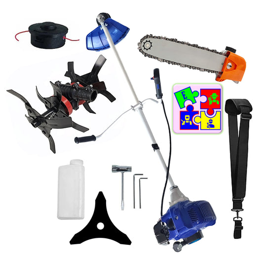 eGOSPODARi.ro % Motocositoarea FERMIERULUI-GOSPODAR, Blue-Efficient, Accesorii si 1xDisc, ALBASTRU-3.4CP, PLUS CULTIVATOR-PROFI, +Cap DRUJBA