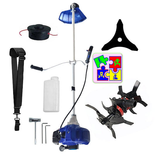 eGOSPODARi.ro % Motocositoarea FERMIERULUI-GOSPODAR, Blue-Efficient, Accesorii si 1xDisc, ALBASTRU-3.4CP, PLUS CULTIVATOR PROFI