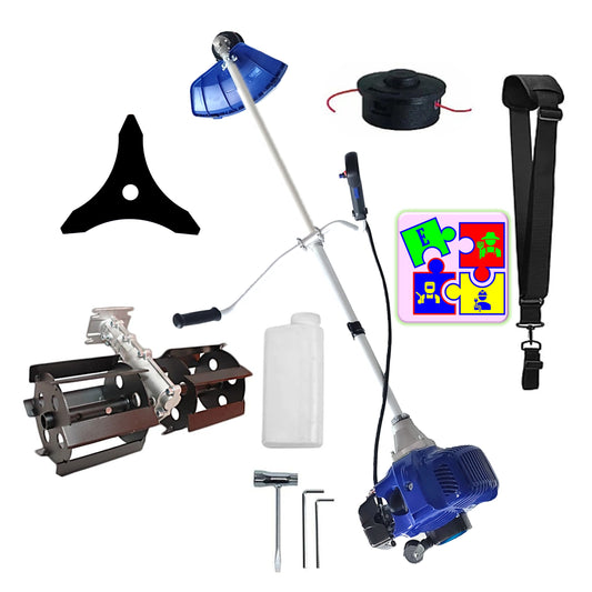 eGOSPODARi.ro % Motocositoarea FERMIERULUI-GOSPODAR, Blue-Efficient, Accesorii si 1xDisc, ALBASTRU-3.4CP, PLUS PRASITOARE