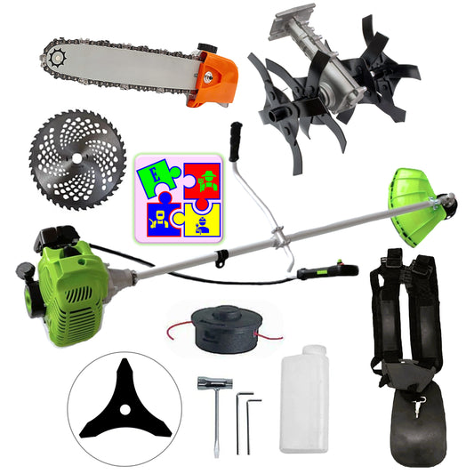 eGOSPODARi.ro % Motocositoarea FERMIERULUI-GOSPODAR, Consum Mic, Accesorii si 2xDisc, VERDE-4CP, PLUS CULTIVATOR, +Cap DRUJBA
