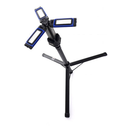 eGospodari.ro % Lampa multifunctionala reincarcabila KRAFT Profi K1268, 3 proiectoare LED, 4500Lm, acumulator 4000mAh, 3 moduri, 2 culori, cu trepied , pentru ateliere, camping, constructii etc