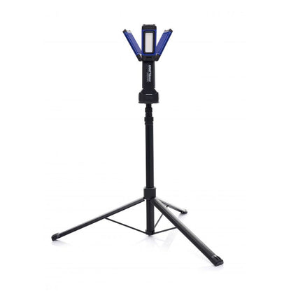 eGospodari.ro % Lampa multifunctionala reincarcabila KRAFT Profi K1268, 3 proiectoare LED, 4500Lm, acumulator 4000mAh, 3 moduri, 2 culori, cu trepied , pentru ateliere, camping, constructii etc