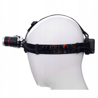 eGospodari.ro % Lanterna LED pentru cap KRAFT Profi K1245, raza de actiune 500m
