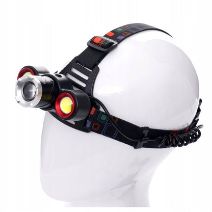 eGospodari.ro % Lanterna LED pentru cap KRAFT Profi K1245, raza de actiune 500m