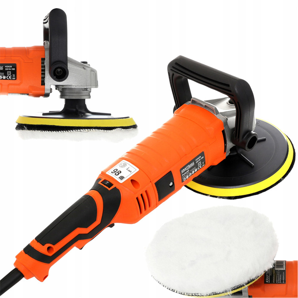 eGospodari.ro % Masina de lustruit-polisat-slefuit KRAFT Profi K529, 2440W, 6000RPM, 180mm