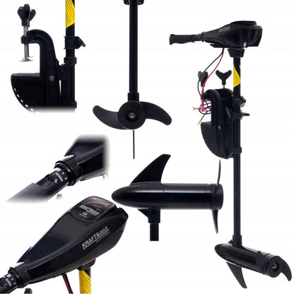 eGospodari.ro % Motor barca cu elice, pe acumulator 12V, KRAFT Profi K5306, 12V, 414W NU include acumulator