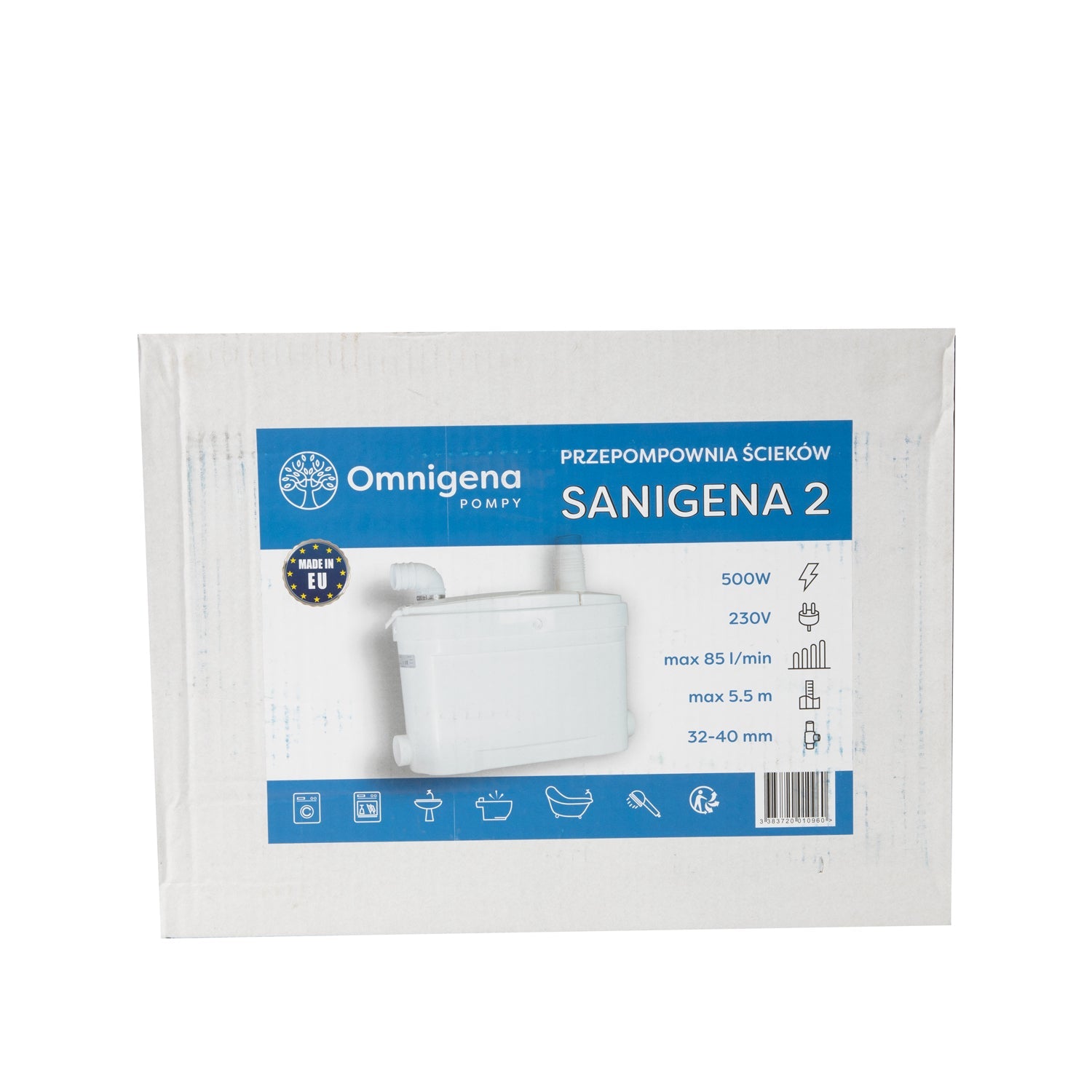 eGospodari.ro % Pompa WC OMNI Polonia Sanigena2, 500W, 85 l/min