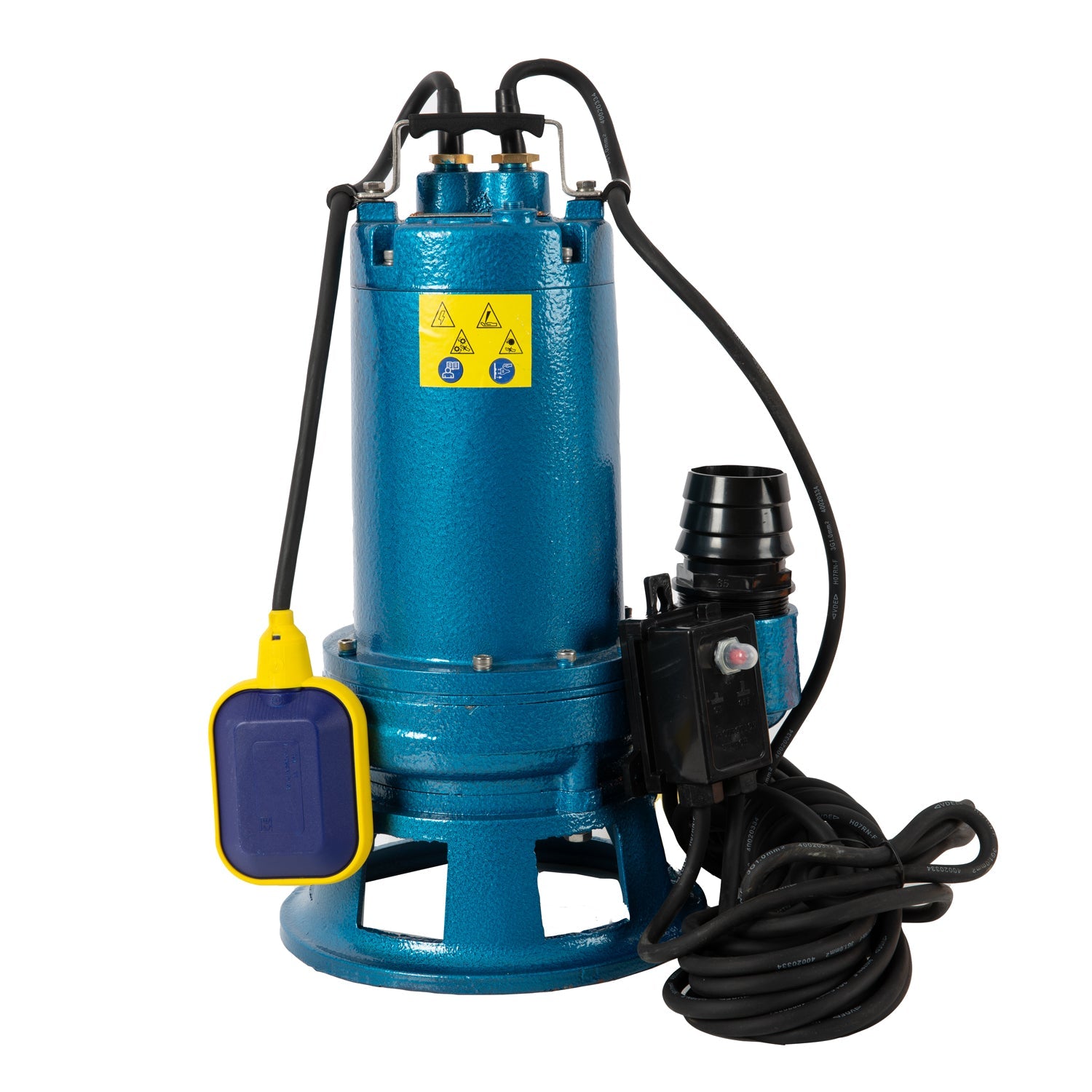 eGospodari.ro % Pompa apa murdara cu tocator OMNI Polonia WQ 10-10-0,75, 0.75KW, debit 250l/min, H refulare 12m, submersibila