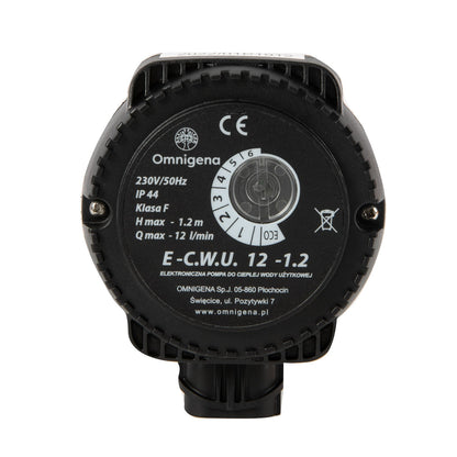 eGospodari.ro % Pompa recirculare centrala OMNI Polonia ECWU 12-1.2, debit 12l/min, putere 9W