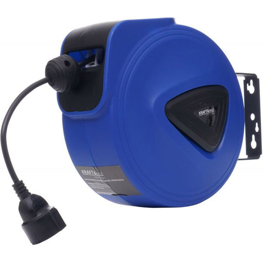 eGospodari.ro % Prelungitor curent 10m KRAFT Profi K4027, tip Bobina/Tambur Automat