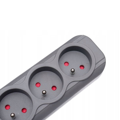 eGospodari.ro % Prelungitor electric cu 5 prize, 2 mufe USB si intrerupator KRAFT Profi K4034, lungime 3m