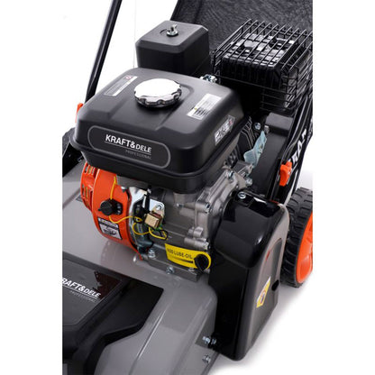 eGospodari.ro % Scarificator-aerator gazon cu motor pe benzina 4 timpi, KRAFT Profi K5191 5.2CP, 3.8KW, latime lucru 38cm