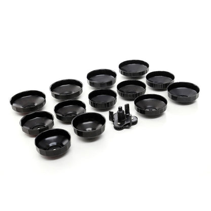 eGospodari.ro % SET TUBULARE capace desfacere filtre de ulei auto KRAFT Profi K10502, include 28+1 elemente, DRIVE 1/2" si 3/4"