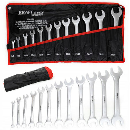 eGospodari.ro % Set chei fixe, 12 piese, KRAFT Profi K10934, 6-32MM