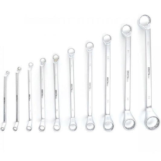 eGospodari.ro % Set chei inelare cu cot, 10 piese, KRAFT Profi K10941, 6-32MM