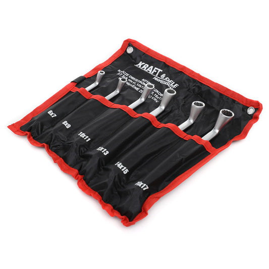 eGospodari.ro % Set chei inelare cu cot, 6 piese, KRAFT Profi K10940, 6-17MM