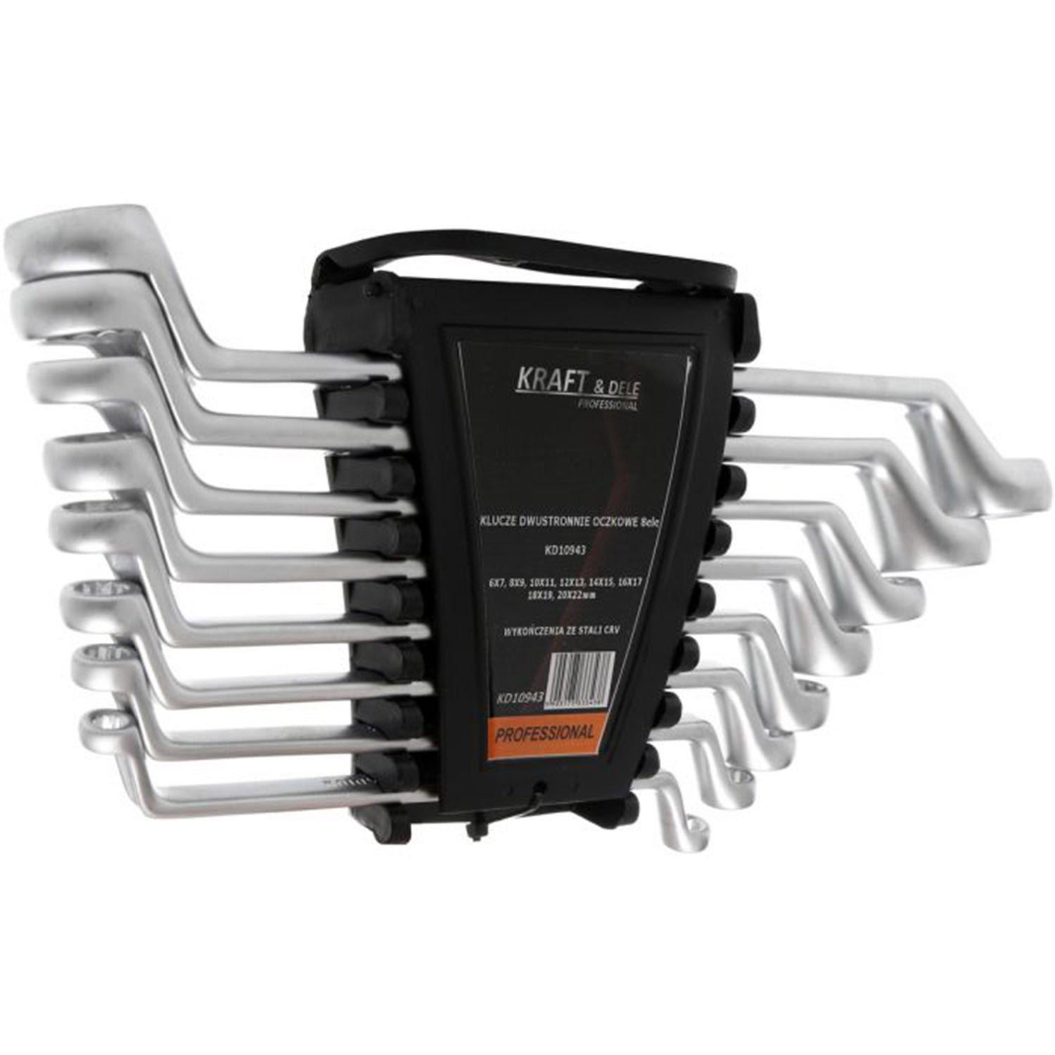 eGospodari.ro % Set chei inelare cu cot, 8 piese, KRAFT Profi K10943, 6-22MM